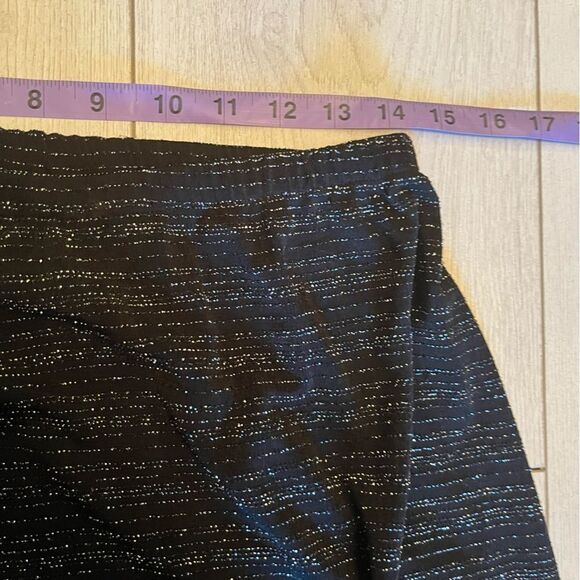 Vintage 90s black sparkly maxi slinky skirt - Picture 7 of 9